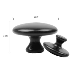 Smooth Mushroom Shape Face Massage Stone Lava Basalt Hot Stone for Spa Massage Body facial Massage Stone