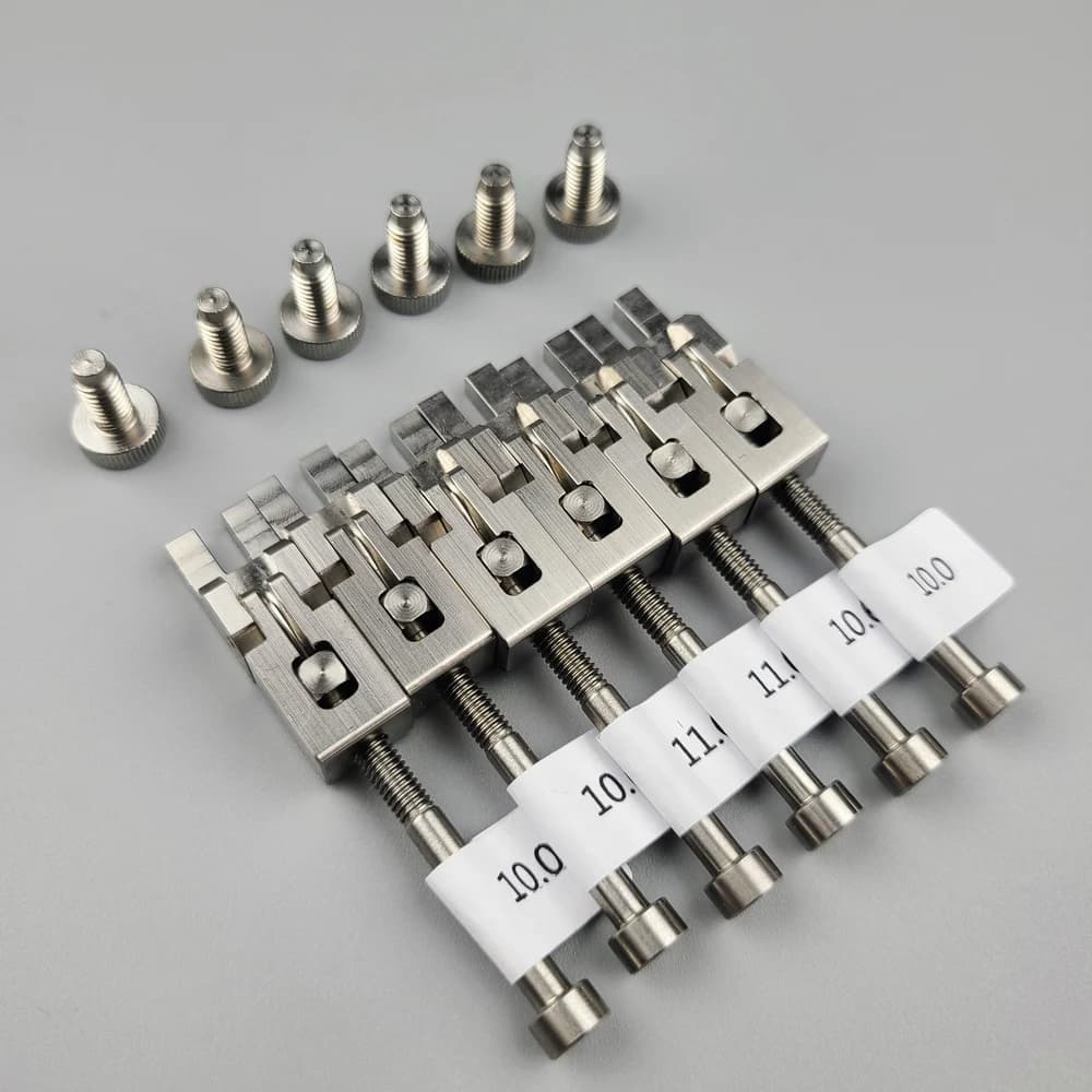 【Made in Japan】1 Set ( 6/7 PCS ) Electric Guitar Stainless Steel Saddles For FR Floyd Rose Tremolo System Bridge