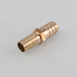 1pcs Brass 2 Way Reducing Straight Hose Barb Barbed Pipe Fitting Reducer Copper Coupler Connector Adapter for Air Fuel Gas Water