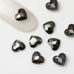 5.5x6mm 20pcs Heart Shape Nail Art Rhinestones Korean Fashion Flatback Strass 3D Crystal Stones for DIY Nail Charms Decoration
