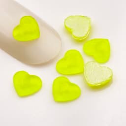 5.5x6mm 20pcs Heart Shape Nail Art Rhinestones Korean Fashion Flatback Strass 3D Crystal Stones for DIY Nail Charms Decoration