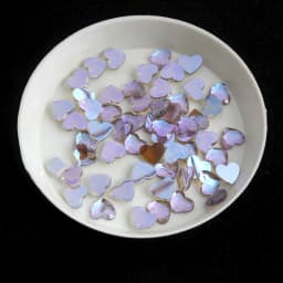 5.5x6mm 20pcs Heart Shape Nail Art Rhinestones Korean Fashion Flatback Strass 3D Crystal Stones for DIY Nail Charms Decoration