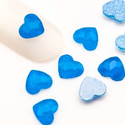 5.5x6mm 20pcs Heart Shape Nail Art Rhinestones Korean Fashion Flatback Strass 3D Crystal Stones for DIY Nail Charms Decoration
