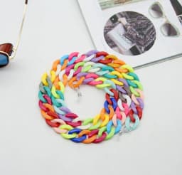 New Fashion Acrylic Glasses Chains Holder Cord Reading Sunglasses Chain Women Largands Eyeglasses Hanging Neck Chain Strap Rope