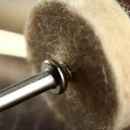 50Pcs 25mm Wool Felt Polishing Buffing Pad Round Wheel+2x Mandrel For Rotary Tool