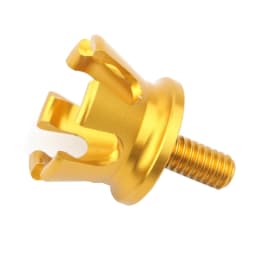 Motorcycle Imperial Crown Style Seat Bolt Tab Screw Nuts Mount Knob Cover for Harley Sportster Dyna Fatboy Road King Softail