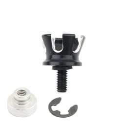 Motorcycle Imperial Crown Style Seat Bolt Tab Screw Nuts Mount Knob Cover for Harley Sportster Dyna Fatboy Road King Softail