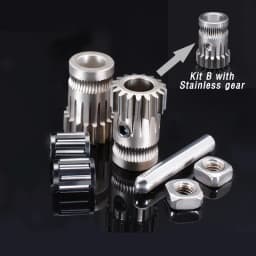 Dual Drive Gear Extruder Kit Cloned Btech Use for Prusa I3 3D Printer Gear Mini Bowden Extrusion Ender 3 CR10/10S PRO