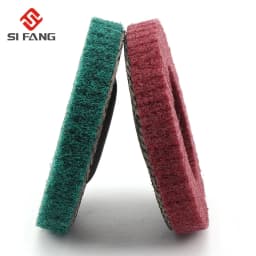 125mm Nylon Fiber Flap Polishing Wheel Non-woven Grinding Disc For Angle Grinder For Metal Buffing 120/180/240/320 Grit