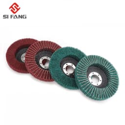 125mm Nylon Fiber Flap Polishing Wheel Non-woven Grinding Disc For Angle Grinder For Metal Buffing 120/180/240/320 Grit