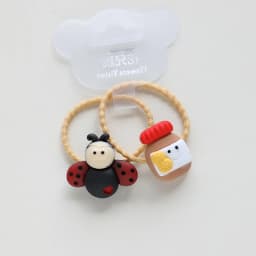 2PCS New Cute Cartoon Sunflower Bee Princess Headwear Kids Elastic Hair Bands Children Ropes Girls Accessories Baby Headdress