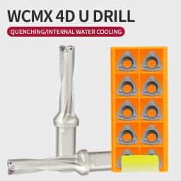 1pcs U Drill WC Indexable 4D Drill Bit C20 C25 C20-4D15-63WC03 WC05 WC04 WC06 WC08 CNC 13mm-40mm High Quality Drilling