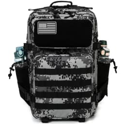 45L Tactical Backpack Survival Bag Hunting MOLLE Backpack GYM For Men EDC Outdoor Hiking Rucksack With Bottle Holder