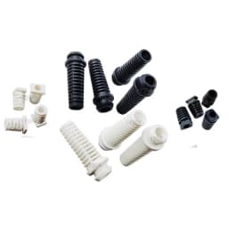 10pcs Cable Gland Connector Rubber Strain Relief Cord Boot Protector 4.6/5.2/6mm Wire Cable Sleeve Cellphone Charger Power Tool