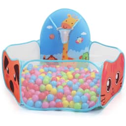 Children Ball Pool Tent Portable Foldable Ball Pit Play Tent with Basket Outdoor Indoor Sports Educational Toy Holiday Gifts
