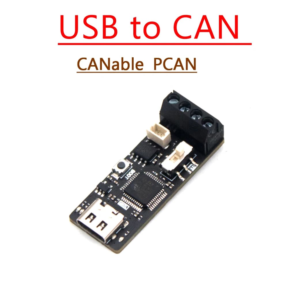USB to CAN Module, CANable PCAN Debugger CAN Bus Debugging Tool For Linux Win10 11 TYPE-C USB Debug Software Communication