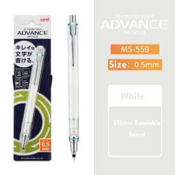1pcs Uni Mechanical Pencil M5-559 0.3/0.5/0.7mm Lead Kuru Toga ADVANCE Low Center of Gravity Rotary lapiseira papeterie kawaii