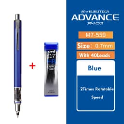 1pcs Uni Mechanical Pencil M5-559 0.3/0.5/0.7mm Lead Kuru Toga ADVANCE Low Center of Gravity Rotary lapiseira papeterie kawaii