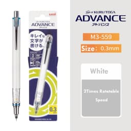 1pcs Uni Mechanical Pencil M5-559 0.3/0.5/0.7mm Lead Kuru Toga ADVANCE Low Center of Gravity Rotary lapiseira papeterie kawaii