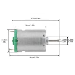 380 DC Motor DC 6-24V 6000-24000RPM High Speed Hobby Toy R380 Micro Motors for Hair Dryer DIY Toy Fan Engine Small Appliance