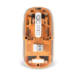 Transparent Magnetic Triple Mode Bluetooth compatible 2.4G Wireless Mouse One-Click Desktop Type-C Rechargeable Silent Mice Mute