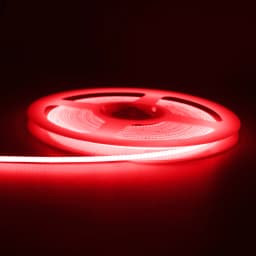 5V 3mm Super Thin COB LED Strip Light for Toy DIY Decor USB Battery Powered 480LED/m Cool White Flexible Tape Lights Red