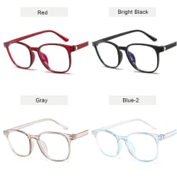 Transparent square Computer Glasses Frame Women Men Anti Blue Light round Eyewear Blocking Glasses Optical Spectacle Eyeglass