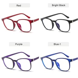 Transparent square Computer Glasses Frame Women Men Anti Blue Light round Eyewear Blocking Glasses Optical Spectacle Eyeglass
