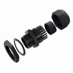 10PCs Waterproof Cable Gland Black Plastic Seal Joint Nylon M8 M10 M12 M16 M20 M25 M32 IP68 White Cable Fixing Nylon Connector