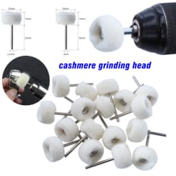 1 Pack Nylon Mini Drill Abrasive Brush 2.35mm 3mm Shank Buffing Polishing Wheel Rust Remover for Dremel Rotary Tool Accessories