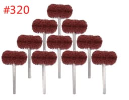 1 Pack Nylon Mini Drill Abrasive Brush 2.35mm 3mm Shank Buffing Polishing Wheel Rust Remover for Dremel Rotary Tool Accessories