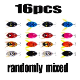 HENGJIA 1PCS 3.8cm 4g Artificial Ladybug Fishing Bait Cicada Beetle Insect Wobblers Fishing Lures Topwater For Bass Carp Fishing
