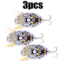 HENGJIA 1PCS 3.8cm 4g Artificial Ladybug Fishing Bait Cicada Beetle Insect Wobblers Fishing Lures Topwater For Bass Carp Fishing