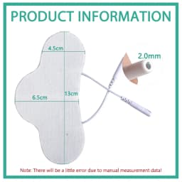 Nerve Muscle Stimulator Silicone Gel EMS Electrode Pads NeckNon-Woven Patch Self-Adhesive Acupuncture Physiotherapy TENS Pads