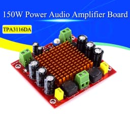 1/5/10Pcs Digital Amplifier Board TPA3116DA TPA3116 150W D2 Mono Channel Digital Power Audio Amplifier Board XH-M544 DC 12V 24V
