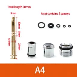 Water Leakage Repair Part Shower Faucet Lower Outlet Water Separator Bathtub Tap Pull Rod Diverter Valve Shower Column Switch