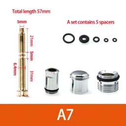 Water Leakage Repair Part Shower Faucet Lower Outlet Water Separator Bathtub Tap Pull Rod Diverter Valve Shower Column Switch