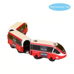 New Wooden Railway Electric Train Set Toys Model Train Fit Wood Car Tracks Birthday Christmas Gift For Childrens