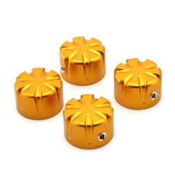 Black/Gold Motorcycle Head Bolts Cap Nut Cover CNC Aluminum For Triumph Bonneville T120 4Pcs/Set