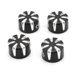 Black/Gold Motorcycle Head Bolts Cap Nut Cover CNC Aluminum For Triumph Bonneville T120 4Pcs/Set