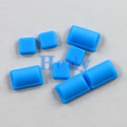 1set Replacement 8 in 1 Silicon Non-slip Rubber Feet Cover Set For Nintendo WII Console Nonslip Dust Cover