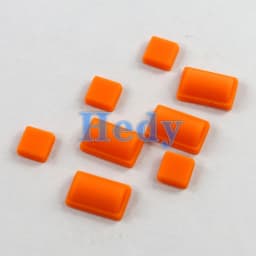 1set Replacement 8 in 1 Silicon Non-slip Rubber Feet Cover Set For Nintendo WII Console Nonslip Dust Cover
