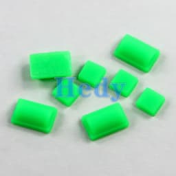 1set Replacement 8 in 1 Silicon Non-slip Rubber Feet Cover Set For Nintendo WII Console Nonslip Dust Cover