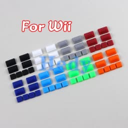 1set Replacement 8 in 1 Silicon Non-slip Rubber Feet Cover Set For Nintendo WII Console Nonslip Dust Cover