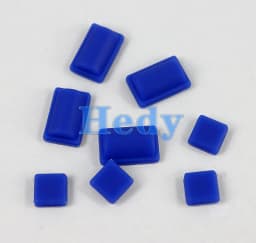 1set Replacement 8 in 1 Silicon Non-slip Rubber Feet Cover Set For Nintendo WII Console Nonslip Dust Cover