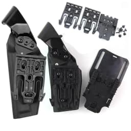 Hunting Quick Locking System Kit Drop Thigh Strap Band with QLS 19 22 Gun Holster for GL 17/USP/Betta M9 Belt Platfrom