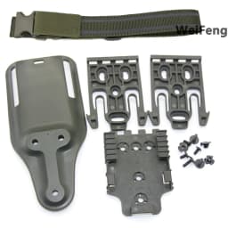 Hunting Quick Locking System Kit Drop Thigh Strap Band with QLS 19 22 Gun Holster for GL 17/USP/Betta M9 Belt Platfrom