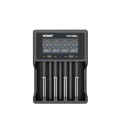 XTAR VC4SL 18650 Battery Charger USB C QC3.0 Fast Charge 1.2V Ni-MH AAA AA Batteries Rechargeable Li Ion 21700 Battery Charger