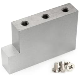 Musiclily Ultra Full Solid Brass/Steel L Shaped Tremolo Block for Electric Guitar Floyd Rose Locking Tremolo Bridge
