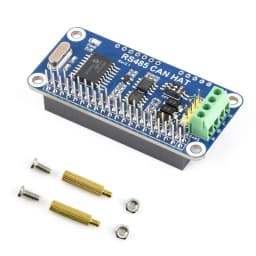Raspberry Pi RS485 CAN HAT 3.3V MCP2515 SP3485 SPI Interface Allows Stable Long-Distance Communication for Pi 4B/3B+/3B/Zero
